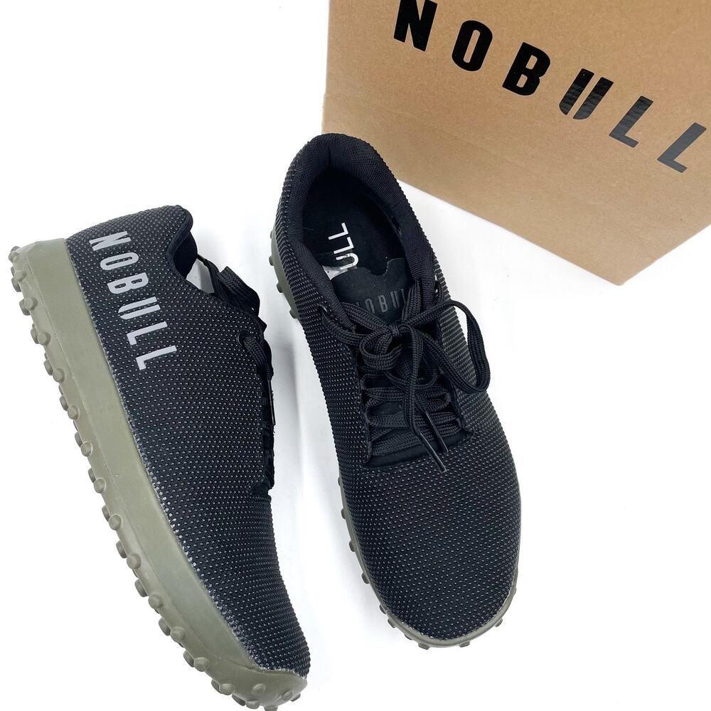 NOBULL Turf Trainer Low Sneakers Black Ivy‎ Women's Size 9